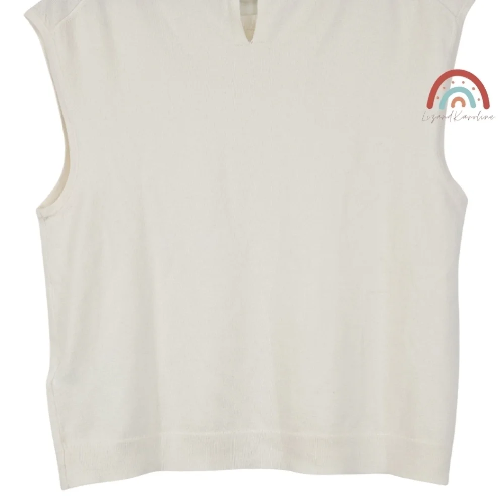 New! J. Crew Featherweight Cashmere Blend Cropped Sweater Shell